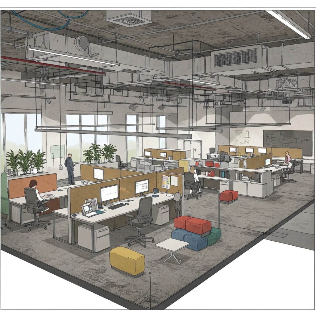 Discover how space planning and test fits with Albany Construction improve design, efficiency, and functionality before any construction begins.